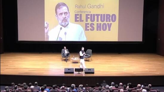 Rahul Gandhi was speaking at EIA University in Colombia (X/INCOverseas)