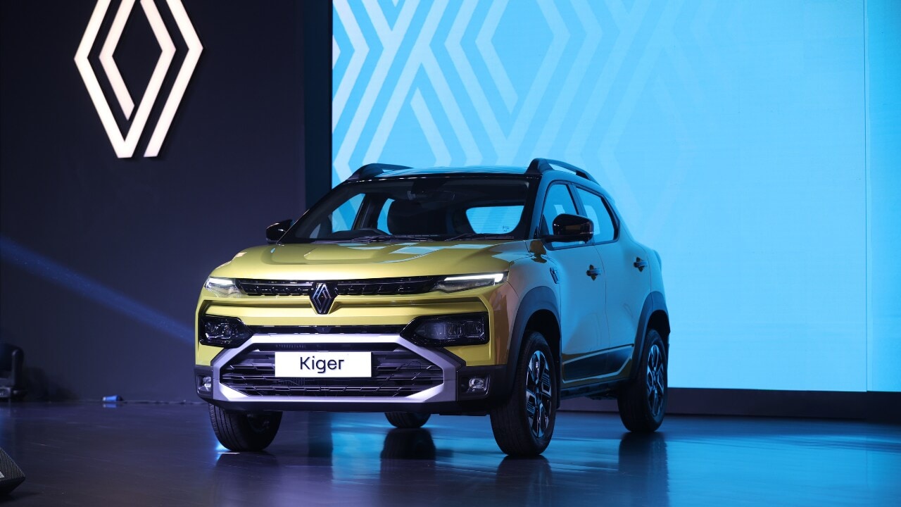 Renault Kiger shares its underpinnings with the Nissan Magnite.
(Mohd Nasir for HT Auto) Renault Kiger shares its underpinnings with the Nissan Magnite.
(Mohd Nasir for HT Auto)