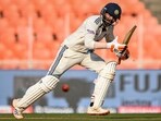 India's Ravindra Jadeja runs after playing a shot.