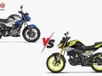 Both motorcycles come with an aggressive design language.