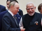 Russian President Vladimir Putin and Prime Minister Narendra Modi 