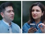 Parineeti Chopra hosts a fake talk show with husband Raghav Chadha, showcasing their playful relationship.
