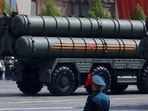 Russia's S-400 air defence missile system units drive past a guard of honour during a military parade on Victory Day, May 9, 2025, in Red Square in central Moscow, Russia. The parade marks the 80th anniversary of the victory over Nazi Germany in World War Two.