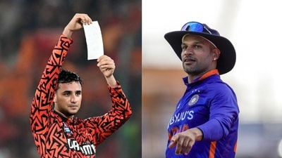 Abhishek Sharma revealed Shikhar Dhawan's contribution in his viral IPL 2025 celebration.