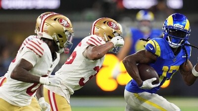 The Rams vs 49ers game reached overtime. (AP) The Rams vs 49ers game reached overtime. (AP)