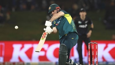 The second T20I between Australia and New Zealand was abandoned due to rain. (AFP)