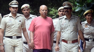 The 62-year-old self-styled godman was arrested in Agra last Sunday after being on the run. (Arvind Yadav/ Hindustan Times file) The 62-year-old self-styled godman was arrested in Agra last Sunday after being on the run. (Arvind Yadav/ Hindustan Times file)