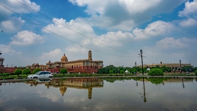 Gram it: After the recent downpour on Dussehra, this view of Raisina Hills under the blue sky looked stunning on Friday. Compelling enough to venture out over the weekend? (Photo: Raj K Raj/HT)