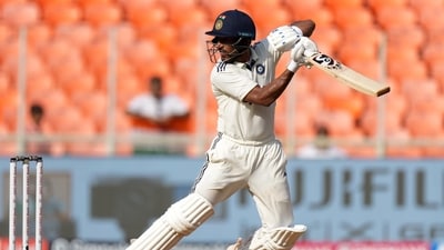 For Jurel, it was also his maiden Test ton. (AP) For Jurel, it was also his maiden Test ton. (AP)