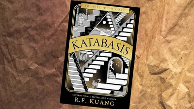 Cover of the book Katabasis by RF Kuang. Cover of the book Katabasis by RF Kuang.