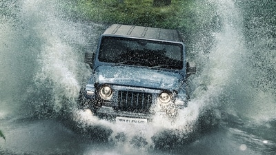 The new Mahindra Thar has a starting price of ₹9.99 lakh. (M&M) The new Mahindra Thar has a starting price of ₹9.99 lakh. (M&M)