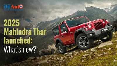 2025 Mahindra Thar now comes with a coloured bumper and grille. 2025 Mahindra Thar now comes with a coloured bumper and grille.
