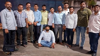Anti-Terrorist Squad (ATS) and Anti-Narcotics Task Force (ANTF) arrested a former National Security Guard (NSG) commando, who had participated in the 26/11 anti-terror operation in Mumbai, for allegedly being the kingpin of a cannabis smuggling racket, under 'Operation Gaanjaney', in Jaipur. (PTI) Anti-Terrorist Squad (ATS) and Anti-Narcotics Task Force (ANTF) arrested a former National Security Guard (NSG) commando, who had participated in the 26/11 anti-terror operation in Mumbai, for allegedly being the kingpin of a cannabis smuggling racket, under 'Operation Gaanjaney', in Jaipur. (PTI)