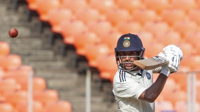 Meanwhile, Dhruv Jurel also got his maiden Test ton, hammering 125 off 210 balls. (PTI) Meanwhile, Dhruv Jurel also got his maiden Test ton, hammering 125 off 210 balls. (PTI)