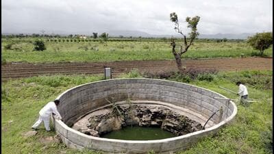 Pune, India - Aug. 3, 2018: Purandar Airport visitn at Pargaon Memane, Purandar in Pune, India, on Friday, August 3, 2018. (Photo by Rahul Raut/HT PHOTO)(Purandar Airport Story)