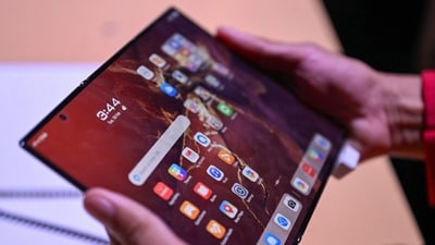 Samsung’s tri-fold launch may happen sooner than expected. Here’s what we know so far. (AFP) Samsung’s tri-fold launch may happen sooner than expected. Here’s what we know so far. (AFP)