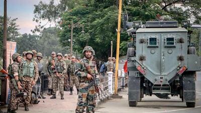 Security personnel at Kangla Western Gate in Imphal (Representative Image) (ANI) Security personnel at Kangla Western Gate in Imphal (Representative Image) (ANI)