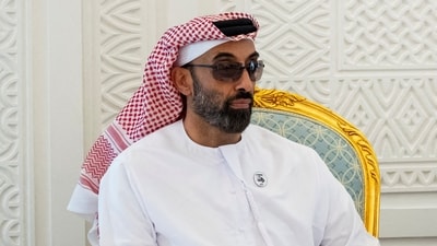 Sheikh Tahnoon bin Zayed Al Nahyan, chairman of International Holding Co. PJSC whose Avenir is buying 43% stake in Sammaan Capital. (Reuters)