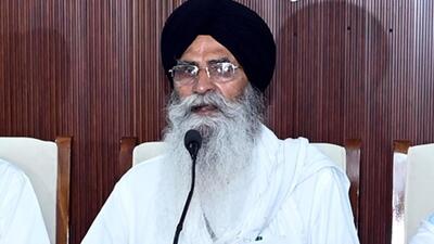 Shiromani Gurdwara Parbandhak Committee (SGPC) president Harjinder Singh Dhami on Friday condemned the attack carried out by some individuals at Gurdwara Mehtabgarh Sahib in Mandi Goluwala, Hanumangarh district of Rajasthan. (HT File)
