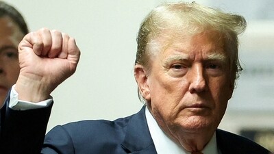 President Donald Trump had proposed a Gaza Strip plan this week (via REUTERS)
