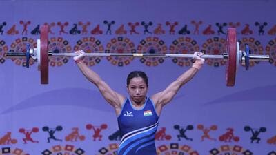 Weightlifter Mirabai Chanu Saikhom won silver at the world championships. (AP) Weightlifter Mirabai Chanu Saikhom won silver at the world championships. (AP)