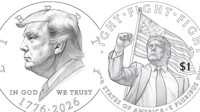 The US Treasury Department will mint a one-dollar coin featuring President Donald Trump to commemorate the 250th anniversary. (X) The US Treasury Department will mint a one-dollar coin featuring President Donald Trump to commemorate the 250th anniversary. (X)