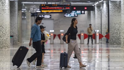 Mumbai Metro Line-3, also known as the Aqua Line, is the city's first fully underground metro corridor. (HT Photo) Mumbai Metro Line-3, also known as the Aqua Line, is the city's first fully underground metro corridor. (HT Photo)