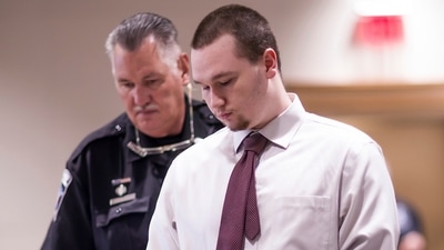 Eric Sweeney, accused of killing his sister-in-law and two young nephews when he was 16, could face upto 97 years of jail time. (AP) Eric Sweeney, accused of killing his sister-in-law and two young nephews when he was 16, could face upto 97 years of jail time. (AP)