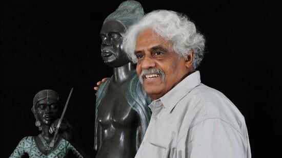 Shortly before he died in February 2024, the 89-year-old artist expressed his desire to donate a number of his works in a handwritten letter to Kerala chief minister Pinarayi Vijayan.