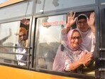 After the Union government allowed the Sikh jatha to go to Pakistan to visit the historic gurdwaras on the occasion of Parkash Gurpurb (birth anniversary) of Guru Nanak Dev, the Shiromani Gurdwara Parbandhak Committee (SGPC) has set up district-wise centres for devotees travelling to Pakistan to complete their visa fee payment and other required documentation. (HT File) After the Union government allowed the Sikh jatha to go to Pakistan to visit the historic gurdwaras on the occasion of Parkash Gurpurb (birth anniversary) of Guru Nanak Dev, the Shiromani Gurdwara Parbandhak Committee (SGPC) has set up district-wise centres for devotees travelling to Pakistan to complete their visa fee payment and other required documentation. (HT File)