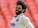 Allrounder Ravindra Jadeja, Player-of-the-Match after scoring a century and taking four wickets in the West Indies second innings to help India win the first Test against West Indies by an innings and 140 runs at Ahmedabad on Saturday. (AFP) Allrounder Ravindra Jadeja, Player-of-the-Match after scoring a century and taking four wickets in the West Indies second innings to help India win the first Test against West Indies by an innings and 140 runs at Ahmedabad on Saturday. (AFP)