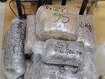 CISF seizes Cannabis at the Imphal Airport in Manipur. CISF seizes Cannabis at the Imphal Airport in Manipur.