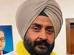 Nearly one month has already passed since AAP MLA Harmeet Singh Pathanmajra escaped police custody during his arrest in Karnal, Haryana. The AAP MLA from Sanour, however, continues to release his videos and audio messages on social media. (HT File)