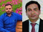 Arrested Haryana civil engineer Wasim Akram and Pakistan High Commission official Jaffar. Arrested Haryana civil engineer Wasim Akram and Pakistan High Commission official Jaffar.