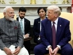 Prime Minister Narendra Modi with US President Donald Trump at the White House in Washington in February. (REUTERS)