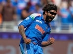 Ravindra Jadeja playing for India. Ravindra Jadeja playing for India.