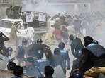 Federal Minister Tariq Fazal Chaudhry said the regional government had accepted all of the protesters’ demands. Federal Minister Tariq Fazal Chaudhry said the regional government had accepted all of the protesters’ demands.