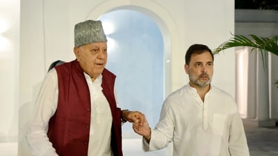 Former Jammu and Kashmir chief minister Farooq Abdullah developed an infection in the abdomen earlier this week and was taken to a private hospital for treatment. (ANI File) Former Jammu and Kashmir chief minister Farooq Abdullah developed an infection in the abdomen earlier this week and was taken to a private hospital for treatment. (ANI File)