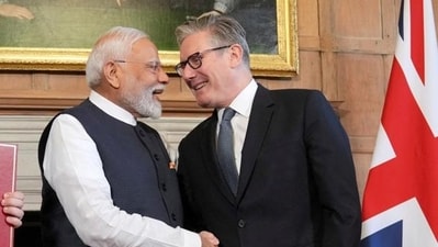 Britain's Prime Minister Keir Starmer and Prime Minister Narendra Modi. (Reuters) Britain's Prime Minister Keir Starmer and Prime Minister Narendra Modi. (Reuters)