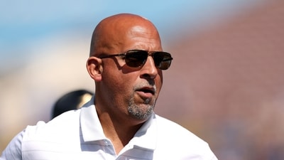 Head coach James Franklin of the Penn State Nittany Lions looks on before the game against the UCLA Bruins (Getty Images via AFP)