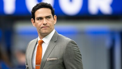 Mark Sanchez walks on the field before an NFL football game between the Los Angeles Rams and the Jacksonville Jaguars (AP) Mark Sanchez walks on the field before an NFL football game between the Los Angeles Rams and the Jacksonville Jaguars (AP)