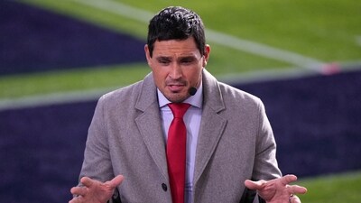 ESPN broadcaster Mark Sanchez before the game between the Penn State Nittany Lions and the Utah Utes at the 109th Rose Bowl (USA TODAY Sports)