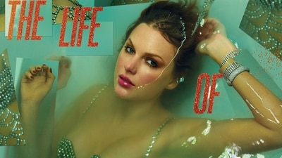 Taylor Swift's 12th studio album, The Life of a Showgirl, releases on October 3, 2025, at midnight ET. (Republic Records via AP) (AP)
