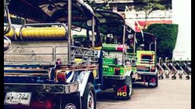 Only 10,000 e-rickshaws and autos registered in city. (File)