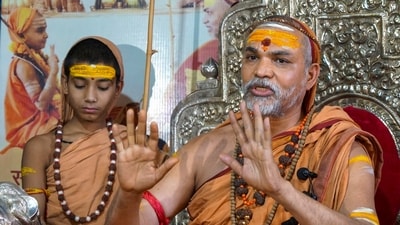 File photo of Shankaracharya Avimukteshwarananda (PTI file) File photo of Shankaracharya Avimukteshwarananda (PTI file)