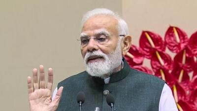 Prime Minister Narendra Modi. (ANI Video Grab)