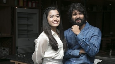 Rashmika Mandanna and Vijay Deverakonda have acted together in two films. (Instagram) Rashmika Mandanna and Vijay Deverakonda have acted together in two films. (Instagram)