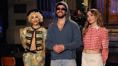 Bad Bunny will be followed in subsequent weeks by Amy Poehler and Sabrina Carpenter. (AP) Bad Bunny will be followed in subsequent weeks by Amy Poehler and Sabrina Carpenter. (AP)