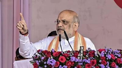 Union home minister Amit Shah addressed the ‘Bastar Dussehra Lokotsav’ and ‘Swadeshi Mela’ in Jagdalpur, the headquarters of Chhattisgarh’s Bastar district. (PTI) Union home minister Amit Shah addressed the ‘Bastar Dussehra Lokotsav’ and ‘Swadeshi Mela’ in Jagdalpur, the headquarters of Chhattisgarh’s Bastar district. (PTI)