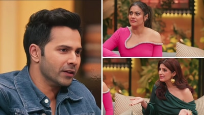 Varun Dhawan on Two Much With Kajol and Twinkle. Varun Dhawan on Two Much With Kajol and Twinkle.